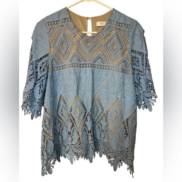 Hunter Bell Blue Fawn Top-FLAWED - Picture 3 of 11